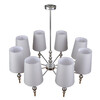 Миниатюра фото потолочная люстра на штанге lumion ilaria 8437/8 хром | 220svet.ru
